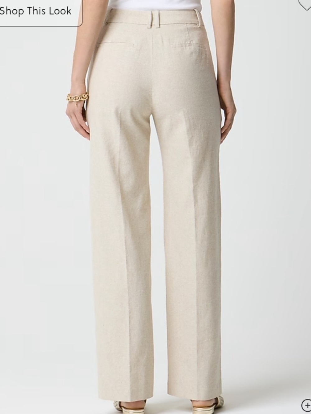 J crew Linen-blend Remy high-rise wide-leg pant - Picture 3 of 16